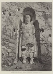 The Rock-Cut Statues of Bamian, Central Asia, the Largest Statue